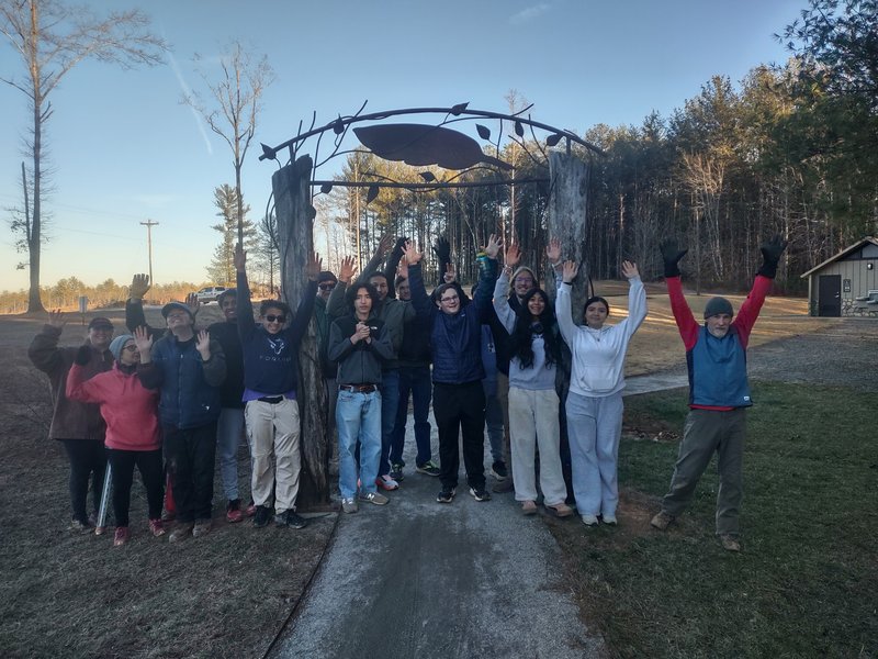 Fonta Flora County Park MLK Day volunteers