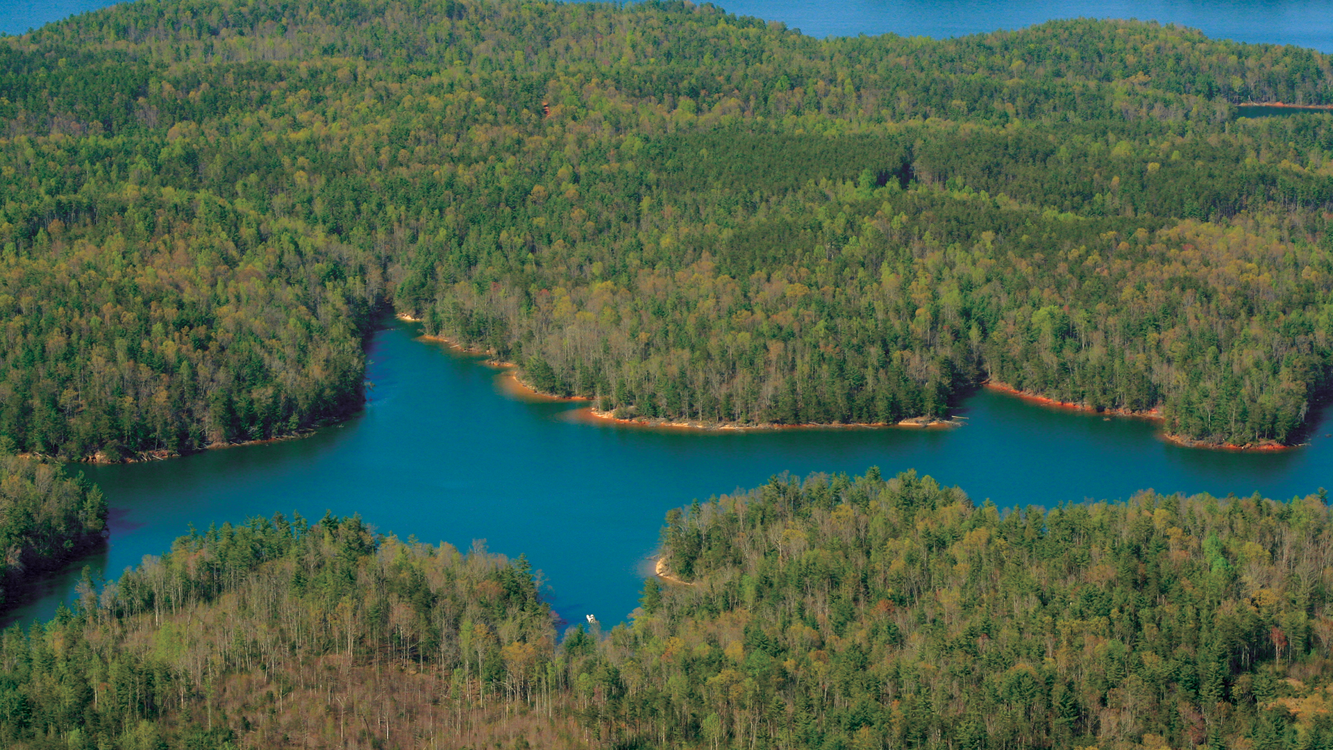 Aerial Lake View